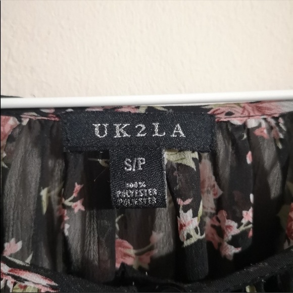 Floral balloon sleeve blouse - Picture 7 of 9